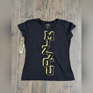 New Campus Couture Black Mizzou T-shirt Size XL